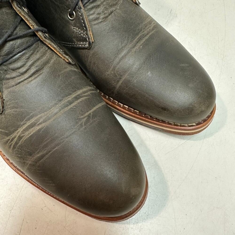 NEW HEELS Rancourt & Co. x Helm Hynes Chukka Boot Gray Olive Green USA 7.5 D - Picture 8 of 13